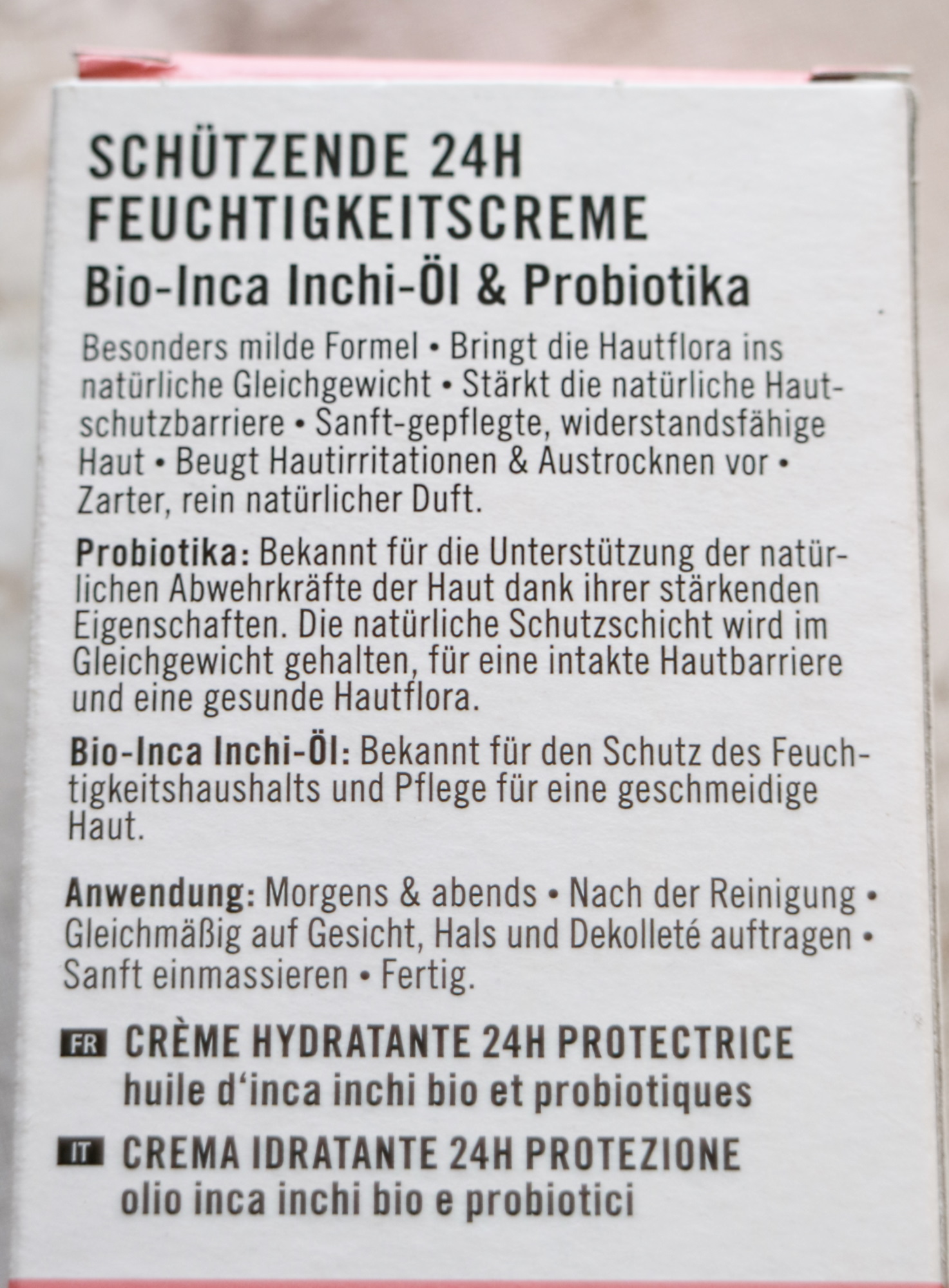 24h Feuchtigkeitscreme – *Werbung* von – Schützende Sante Mein-Stil-Helfer